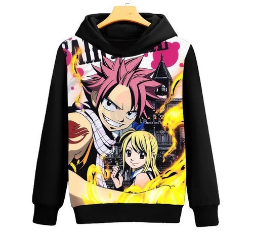 VETEMENTS Felpa con cappuccio coda faita Natsu Dragneel cosplay anime manga con cappuccio pullover