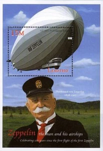 LESOTHO 2000 ZEPPELIN S/S MNH ** TRANSPORT, AVIATION 💲FREE SHIPPING💲 - Picture 1 of 1