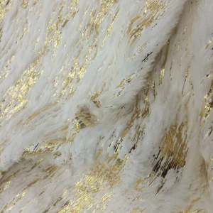 Gilding Faux Fur Soft Plush Sheet Patchwork Clothing Sewing Handmade Craft DIY  - Picture 1 of 13
