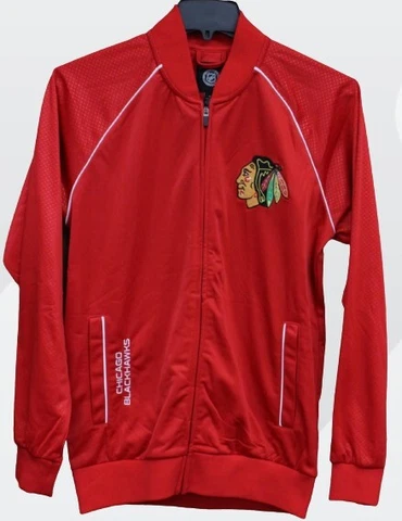 Chicago Blackhawks Zip Up Jacket Coat NHL BRAND NEW NWT Cover