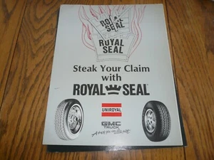 GMC LKW Uniroyal Reifen Royal Seal Steak Your Claim Aktionspaket - Vintage - Bild 1 von 6