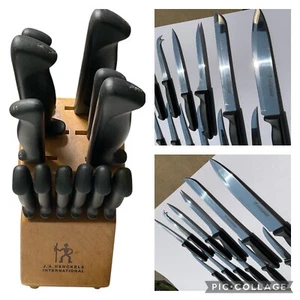 JA Henckels International Ever Edge Stainless Steel 12 Piece Knife Set COMPLETE - Picture 1 of 9