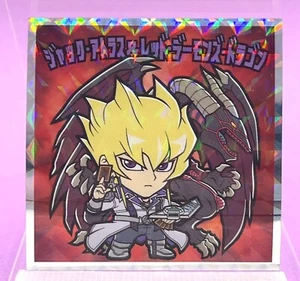 Yu-Gi-Oh! Oblate Sticker Seal Jack Atlas & Red Demons Dragon No.10 Holo YuGiOh - Bild 1 von 4