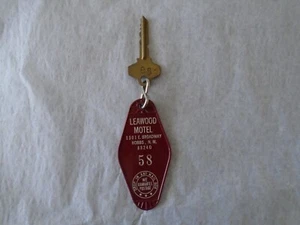 Leawood Motel Schlüsselanhänger Hobbs New Mexico - Zahlen stimmen überein - Travelodge - Bild 1 von 3