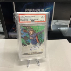 Topps Inception Christian Javier 2021 automático novato verde paralelo RC -/125 PSA 9 - Imagen 1 de 3