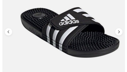 Sandali da uomo Adidas Adissage Slides taglia 13 Coreblock Ftwr bianchi