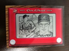 1995 Topps Greg Maddux ETCH A SKETCH MAGIC card #ES4