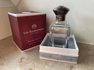 VON SIERSTORPFF Eau de Toilette - OVP + Flakon leer - Deckel Sterling Silber - Bild 1 von 1