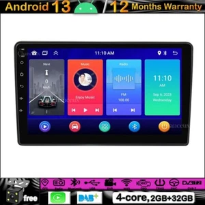9"Android 13 Autoradio GPS SATNavi DAB Carplay WIFI BT For Peugeot 308 2013-2017 - Bild 1 von 12