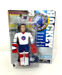 Primetime Hockey Heroes of the Ice John Vanbiesbrouck Goalie Figure Team USA - Picture 1 of 4
