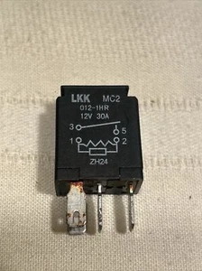LKK Relay Model #MC2 012-1HR 12v 30A ZH24 Used / Untested - Picture 1 of 6