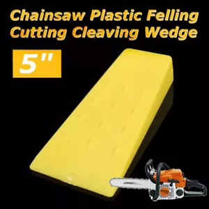 5-10" Plastic Tree Felling Wedges Logging Cutting Cleaving Chainsaw Wedge UK - Picture 1 of 8