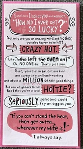 Hallmark Happy Mother’s Day, You Hottie Greeting Card Wife - Picture 1 of 3