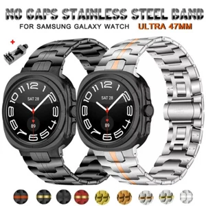 NO Gaps Edelstahlband für Samsung Galaxy Watch Ultra 47mm Strap Bracelet - Bild 1 von 47