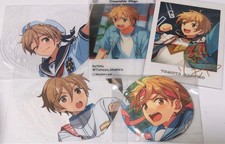 Japan anime Ensemble Stars Tomoya Mashiro can badge and card set limited edition