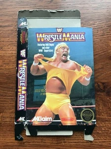 Wrestlemania Hulk Hogan Wrestling WWF WWE Nintendo NES nur Leerkarton - Bild 1 von 2
