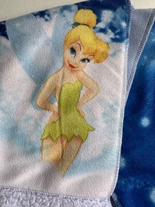 Tinkerbell Neck Scarf 52x7 Blue Plush Trim Disney Store Exclusive Winter Muffler - Picture 1 of 7