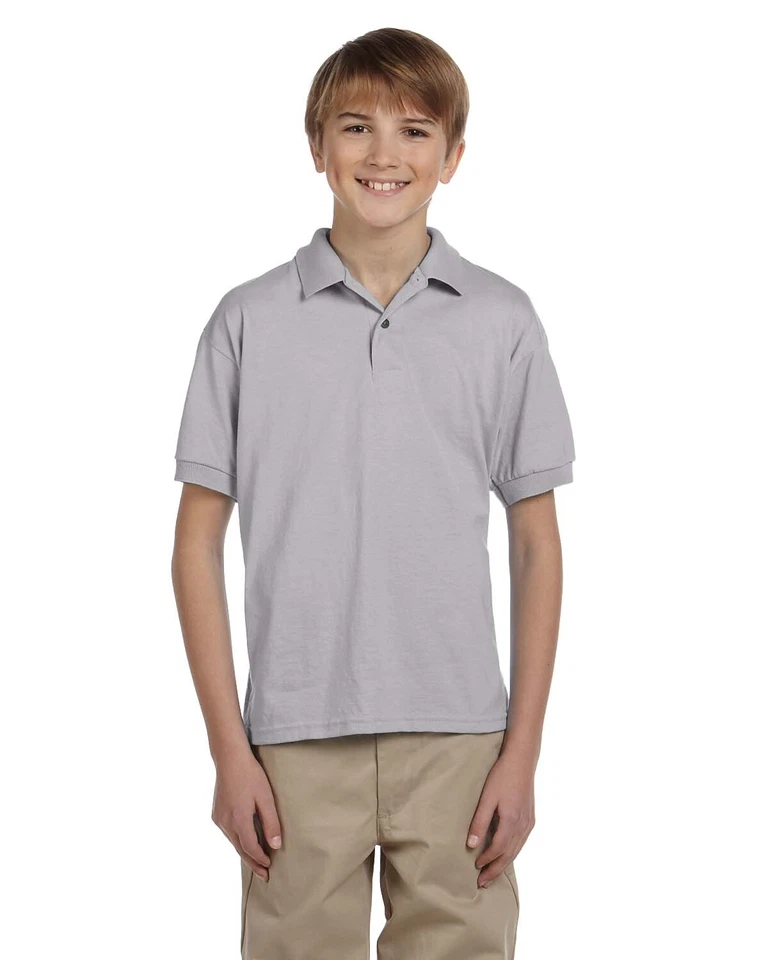 Gildan Youth Polo Shirt Short Sleeve DryBlend 50/50 Sport G880B - Image 1 of 1