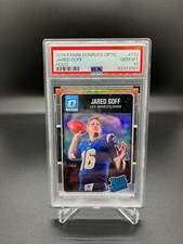 2016 Panini Donruss Optic #172 Jared Goff Holo Rookie Card PSA 10 GEM MINT