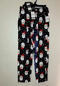 Old Navy Flannel Pajama Pants Women's Small Festive Christmas Santas Drawstring - Picture 1 of 9