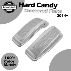 For Harley FLHR FLHXS FLTRX 14+ Dual 6x9 Speaker Lids HARD CANDY SHATTERED FLAKE - Picture 1 of 7