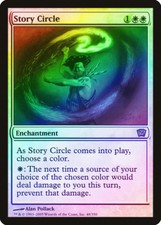 Story Circle FOIL 9th Edition PLD White Rare MAGIC GATHERING CARD ABUGames