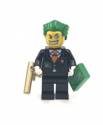 LEGO Dollar Bill minifigure Agents 8968 mini figure gold weapon - Image 1 of 4