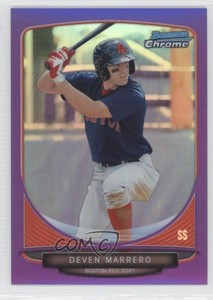 2013 Bowman Chrome Prospects Purple Refractor /199 Deven Marrero #BCP120