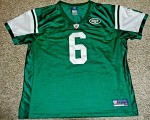 Reebok NFL Equipment NY Jets #6 Mark Sanchez Replica Football Women' Jersey-L@@K - Picture 1 of 10