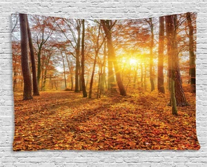 Woods Tapestry Wall Hanging Form Bedroom Dorm Room Decor 2 Sizes - Picture 1 of 27