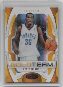 KEVIN DURANT 2009-10 Panini Certified Gold Team Mirror Red 146/250