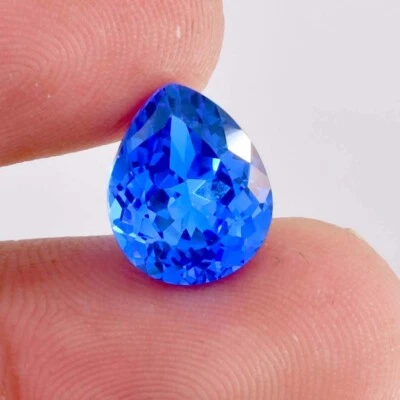 Flawless Natural Blue Tanzanite Loose Gemstone GIT Certified All Size Available - Image 1 of 4