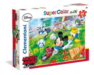Clementoni 24465.2 - Maxi 24 Teile Mickey Sport, Klassische Puzzle - Bild 1 von 1