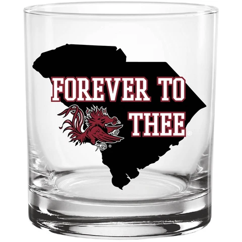 South Carolina Gamecocks 14oz. Hometown Rocks Glass Cover