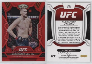 2023 Panini Chronicles UFC Certified Red /199 Alexander Volkov #221