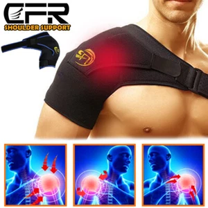 Schulterbandage Unterstützung Rotatorenmanschette Schmerzen verstellbar Gürtel Ärmel Verstauchungen Fitnessstudios - Bild 1 von 16