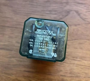 Midtex Relay 15723T2P2 11 Pin 120v AC 10A 157-23T2P2 - Picture 1 of 7