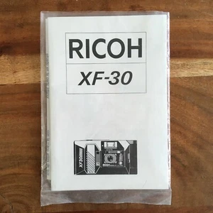 Ricoh XF-30 Fotocamera Manuale Proprietario - Istruzioni - Record Vendita Rivenditore - Foto 1 di 2