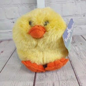 Easter Duck 5" Plush Yellow Duck Duckling NWT Lynn's Hallmark - Picture 1 of 6