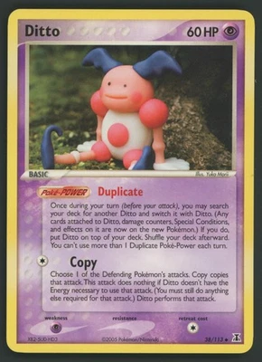 Pokemon TCG Ditto (Mr. Mime) EX Delta Species Card 38/113 Regular Common NM - Bild 1 von 2