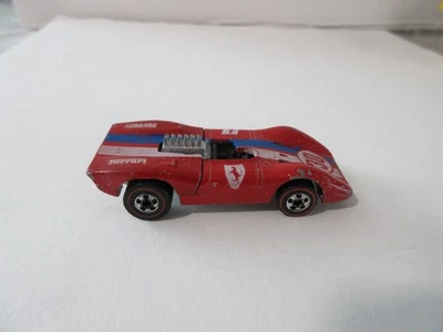 Hot Wheels Redline FERRARI 312P in 1974 Flying Colors Enamel Red Hong Kong - Image 1 of 4