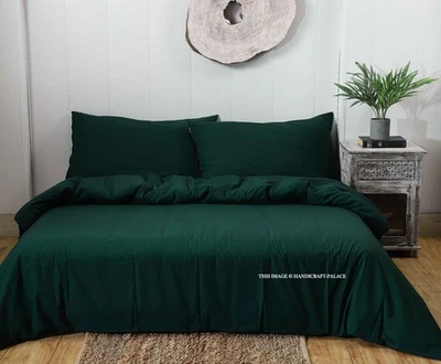 100% Cotton Solid Sheet Set Breathable Warm 310 GSM Cozy Soft Cotton Bedsheet - Image 1 of 4