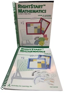 RightStart Mathematics Level D Lesson Book & Worksheets Book - Picture 1 of 4