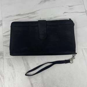 Mundi El Increíble Billetera a Granel Cremallera Alrededor Multi Bolsillo Organizador Bolso sin asas Negro - Imagen 1 de 10