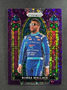 Bubba Wallace 2020 Panini Racing Stained Glass Purple Disco /75 #67 - Picture 1 of 3