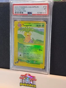 Pokemon Karte Exeggutor Aquapolis 12/147 Reverse Holo Rare PSA 8 - Bild 1 von 2