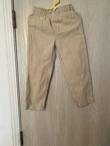 Little Paper Boat Boys Pants Size 5 Brown  - Picture 1 of 3
