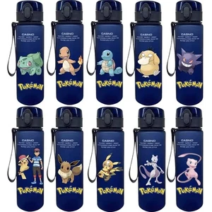 Pokémon Water Bottle – 560ml – Plastic – Multiple Character Designs – Kids/Anime - Picture 1 of 9