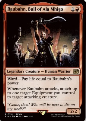 MTG Raubahn, Bull of Ala Mhigo Normal NM FINAL FANTASY Magic 151 - Image 1 of 2