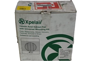 Xpelair 150mm Wand-Axiallüfter WX6 mit Universal-Montageset, 230V - Picture 1 of 9